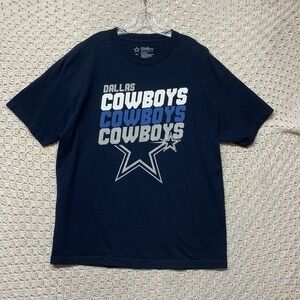 Dallas Cowboys‎ Shirt Mens XL Blue Authentic 2014 Regular Crew Neck Short Sleeve